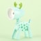 Mini LED Night Light Folding Desk Lamp Cartoon Pet Dog Deer Shape 16