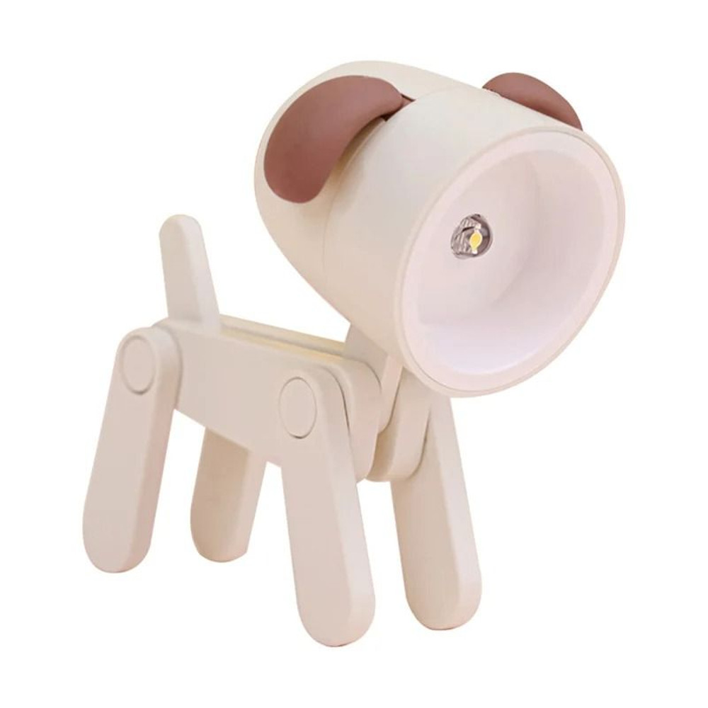 Mini LED Night Light Folding Desk Lamp Cartoon Pet Dog Deer Shape 19