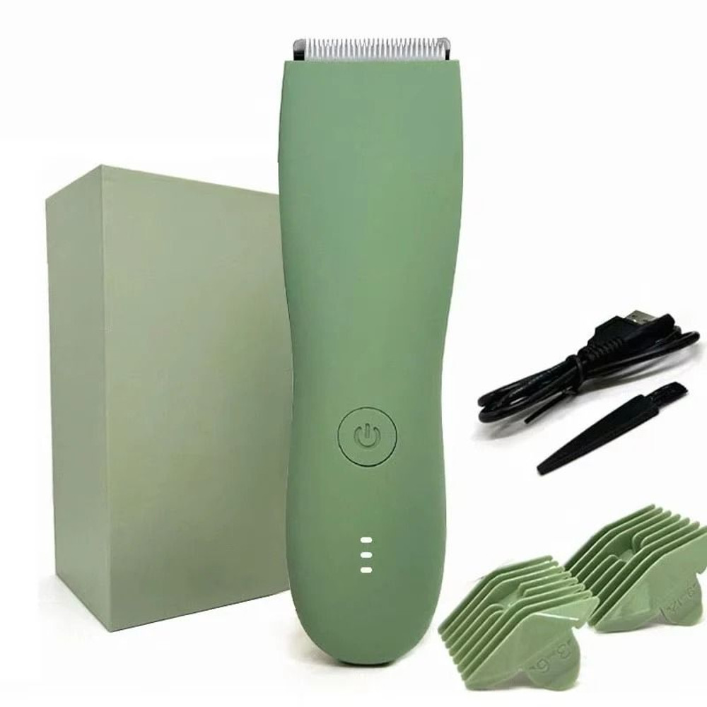 Waterproof Replaceable Ceramic Blade Body Ball Hair Trimmer For Men 0