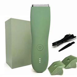 waterproof replaceable ceramic blade body & ball hair trimmer for men