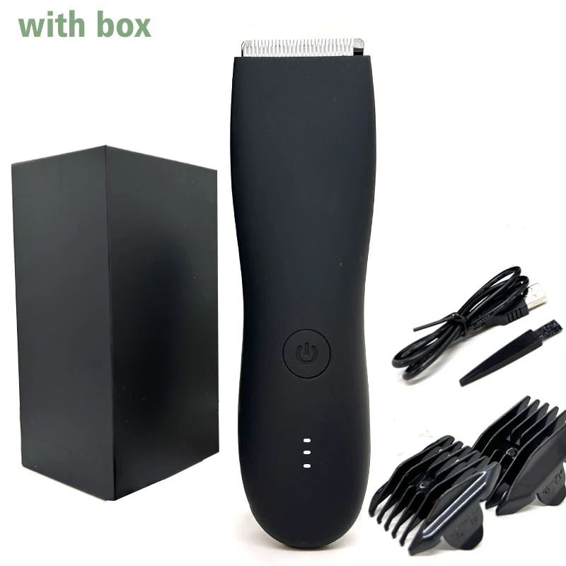 Waterproof Replaceable Ceramic Blade Body Ball Hair Trimmer For Men 6