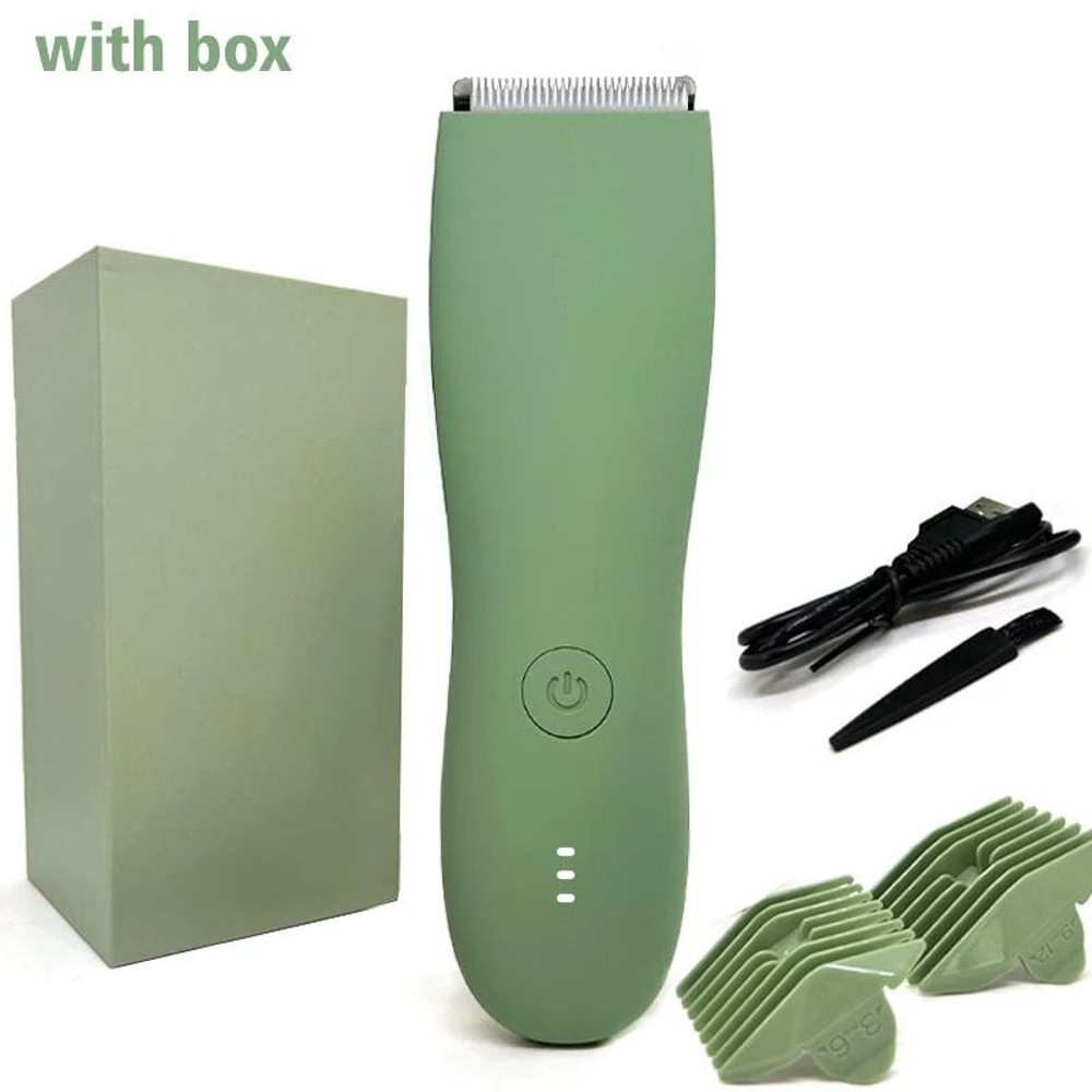 Waterproof Replaceable Ceramic Blade Body Ball Hair Trimmer For Men 7