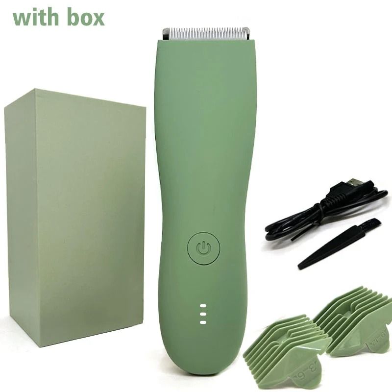 Waterproof Replaceable Ceramic Blade Body Ball Hair Trimmer For Men 7