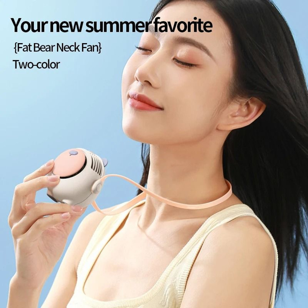 Portable Mini Rechargeable Bladeless Fan With 3 Wind Speeds 4