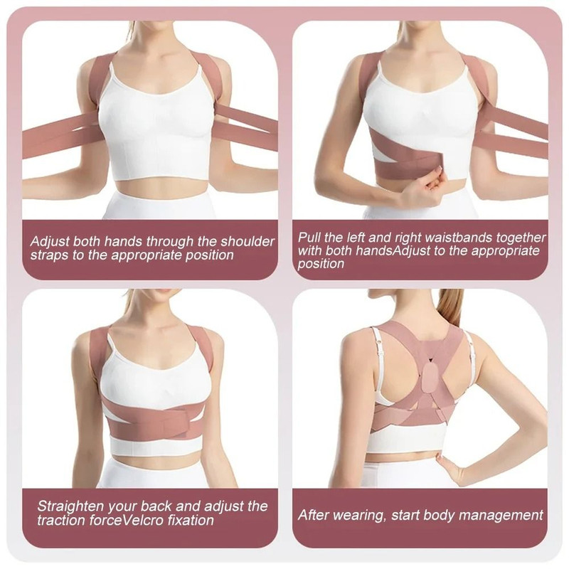 Beauty Brace Back Posture Corrector Spine Support Belt 5