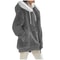 Autumn Winter Fashion Women Coat Casual Hooded Zipper Fleece Jacket 10