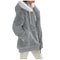 Autumn Winter Fashion Women Coat Casual Hooded Zipper Fleece Jacket 7
