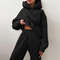 Women Tracksuit Two Piece Set Hooded Sweatshirt And Long Pant 2