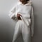 Women Tracksuit Two Piece Set Hooded Sweatshirt And Long Pant 3