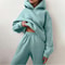 Women Tracksuit Two Piece Set Hooded Sweatshirt And Long Pant 4