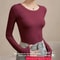Autumn Winter Slim Fit Long Sleeve Thermal Base Shirt For Women 0