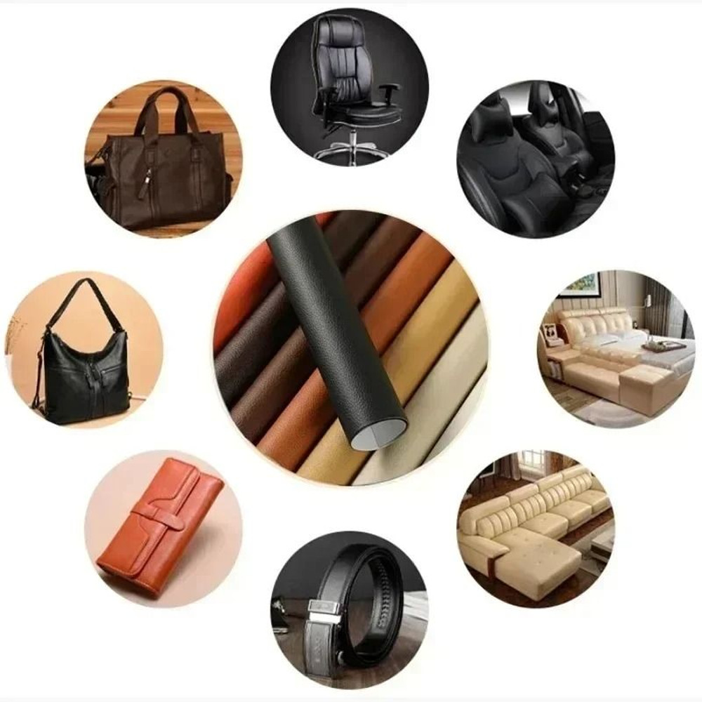 Self Adhesive Faux Leather Repair Patch Waterproof Durable For Car Seats Chairs Sofas Furniture 5