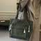 Travel Master Corduroy Shoulder Tote Bag Casual Solid Color For Women 7