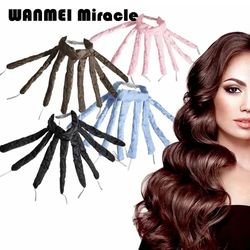 octopus hair rollers heatless headband for long hair foam curlers cotton ribbon hair curling tool