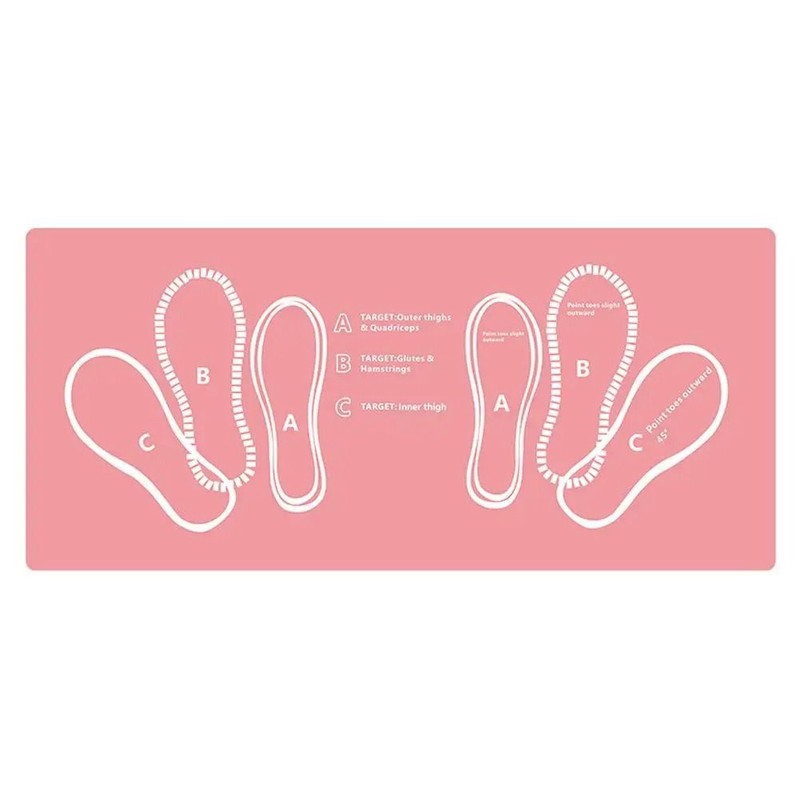 Fitness Squat Target Mat Exercise Posture Correction Rug For Home Gym Workout 6