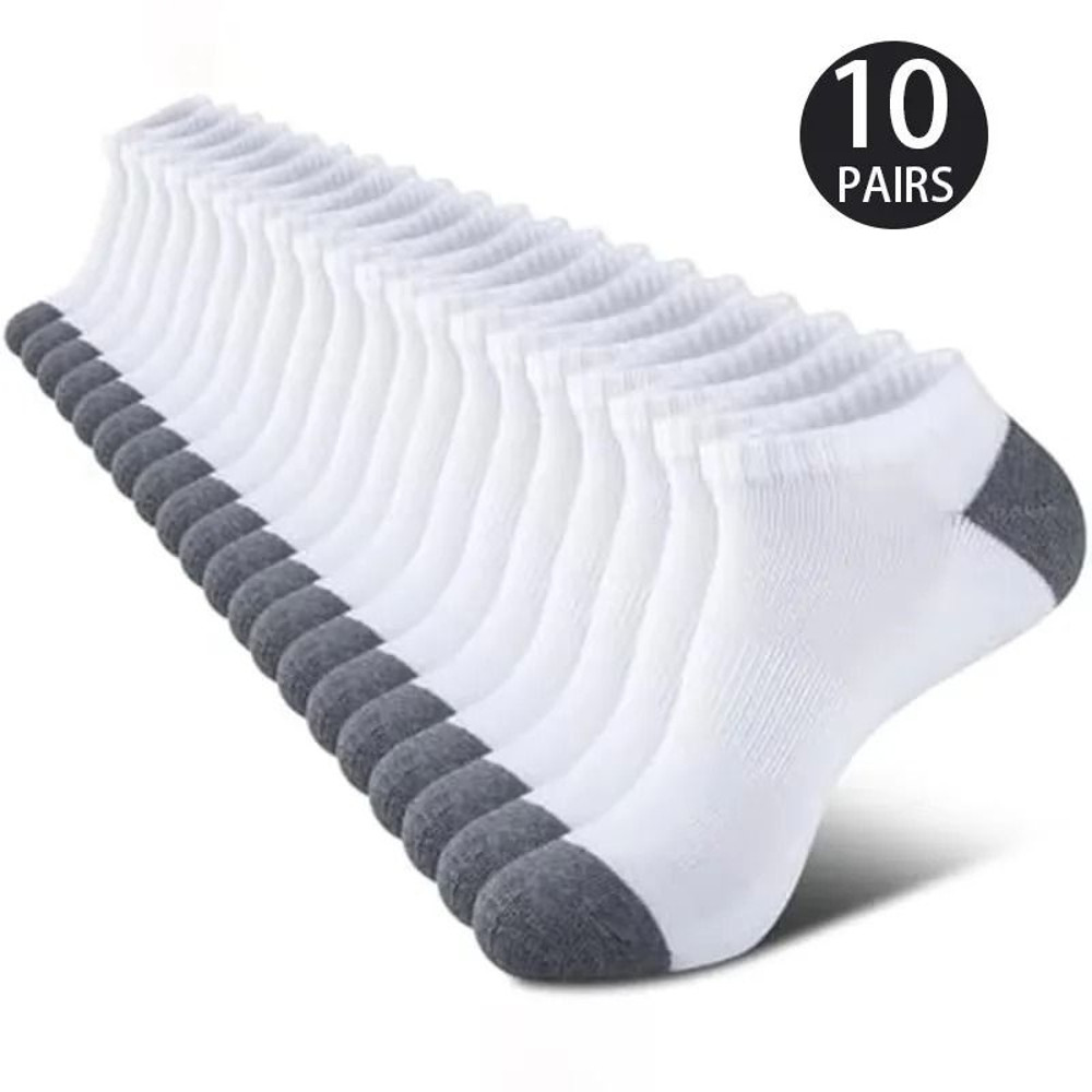 10 Pairs Comfortable Breathable Low Cut Socks For Outdoor Activities 7