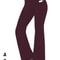 Womens Super Soft Flare Pants With Pockets High Waisted Yoga Bell Bottom Leggings 12