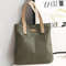 Women Tote Bag Canvas Large Capacity Convenient Practical Commuter Bag 4
