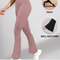 Womens Super Soft Flare Pants High Waisted Tummy Control Workout Yoga Leggings Bell Bottoms 12