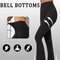 Womens Super Soft Flare Pants High Waisted Tummy Control Workout Yoga Leggings Bell Bottoms 4