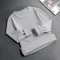 Mens Fleece Lined Long Sleeve Crew Neck Base Shirt Thickened Casual Long Sleeve Top 4
