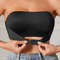 Women Strapless Seamless Front Button Bra Smooth Comfortable Underwear 7
