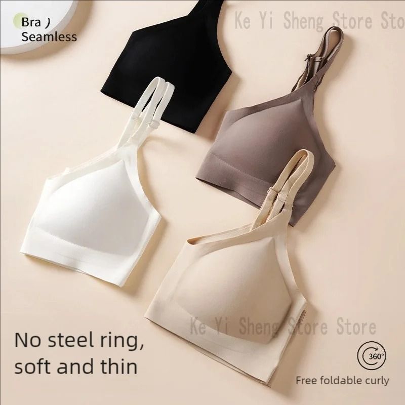 Women Seamless Bra Thin Cup Comfortable Beautiful Back Wireless Underwear 2