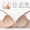 Women Deep V Neck Seamless Hollow Out Bralette Wireless Comfortable Underwear 3