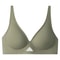 Women Deep V Neck Seamless Hollow Out Bralette Wireless Comfortable Underwear 7