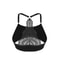 Women Ribbed Backless Wireless Bra Solid Color Breathable Underwear 5