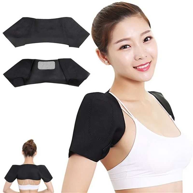 Tourmaline Self Heating Heat Therapy Pad Shoulder Protector Support Brace 2