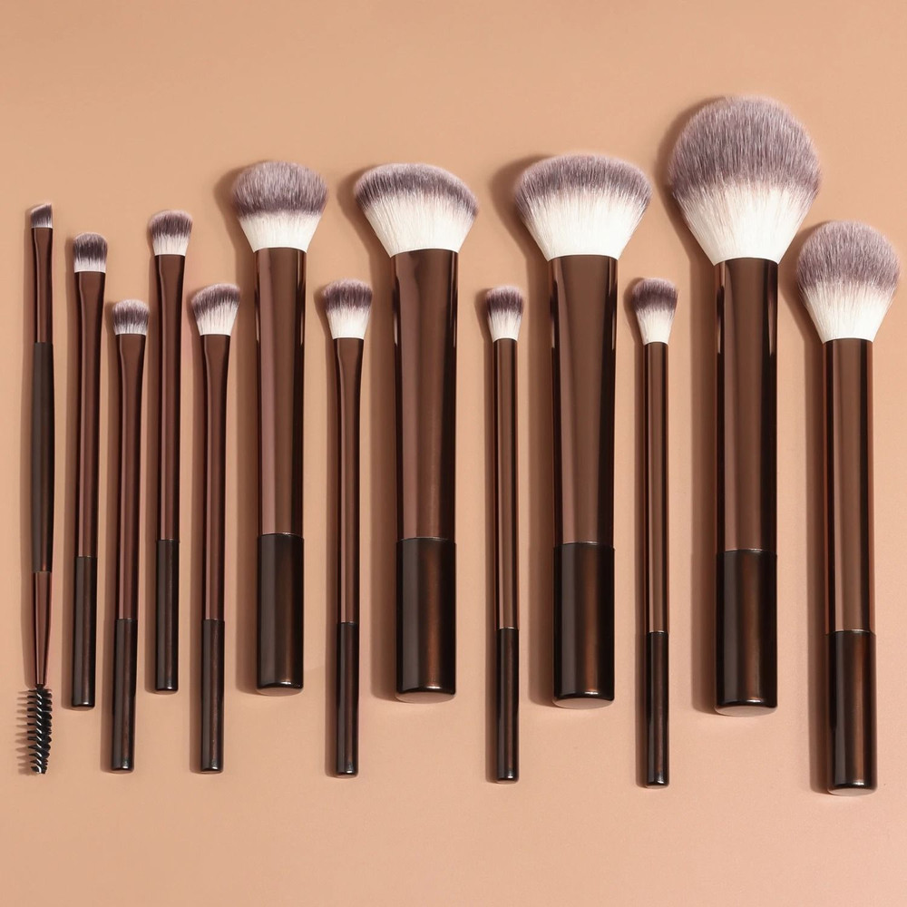 Women 13 Piece Makeup Brush Set Foundation Powder Eyeshadow Blush Cosmetic Tool 0