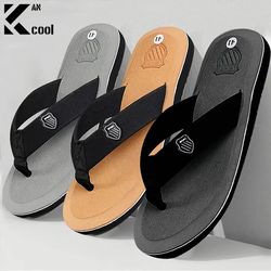 men casual flip flops fashion beach slides non slip house slippers