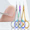 Stainless Steel Cuticle Scissors Dead Skin Remover Nail Art Clippers Curved Tip 0
