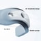 Neck Support Cervical Pillow Adjustable Soft Sponge Foam For Pain Relief And Travel Comfort 2