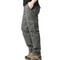 Large Pocket Loose Overalls Men Outdoor Sports Jogging Tactical Pants Elastic Waist Cotton Casual W 5