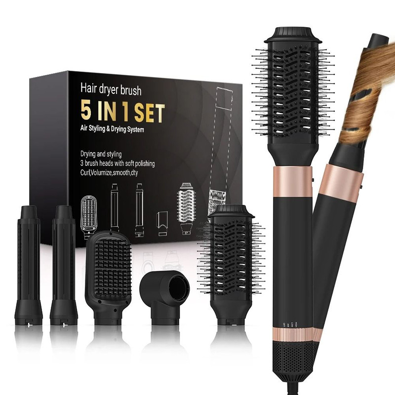 Hair Dryer Brush Detachable 5 In 1 Styling And Drying System 6