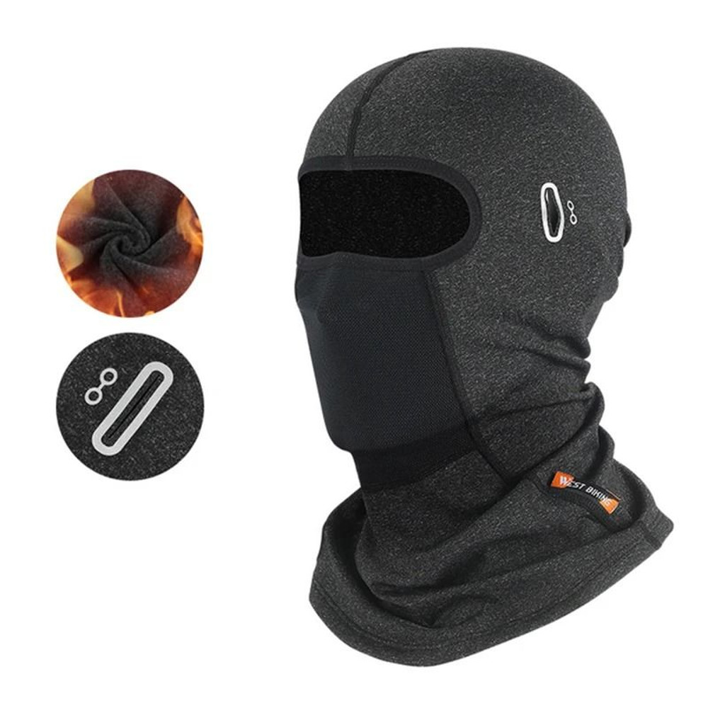 Winter Thermal Cycling Face Mask Balaclava Head Cover Windproof Outdoor Sports Headwear 14