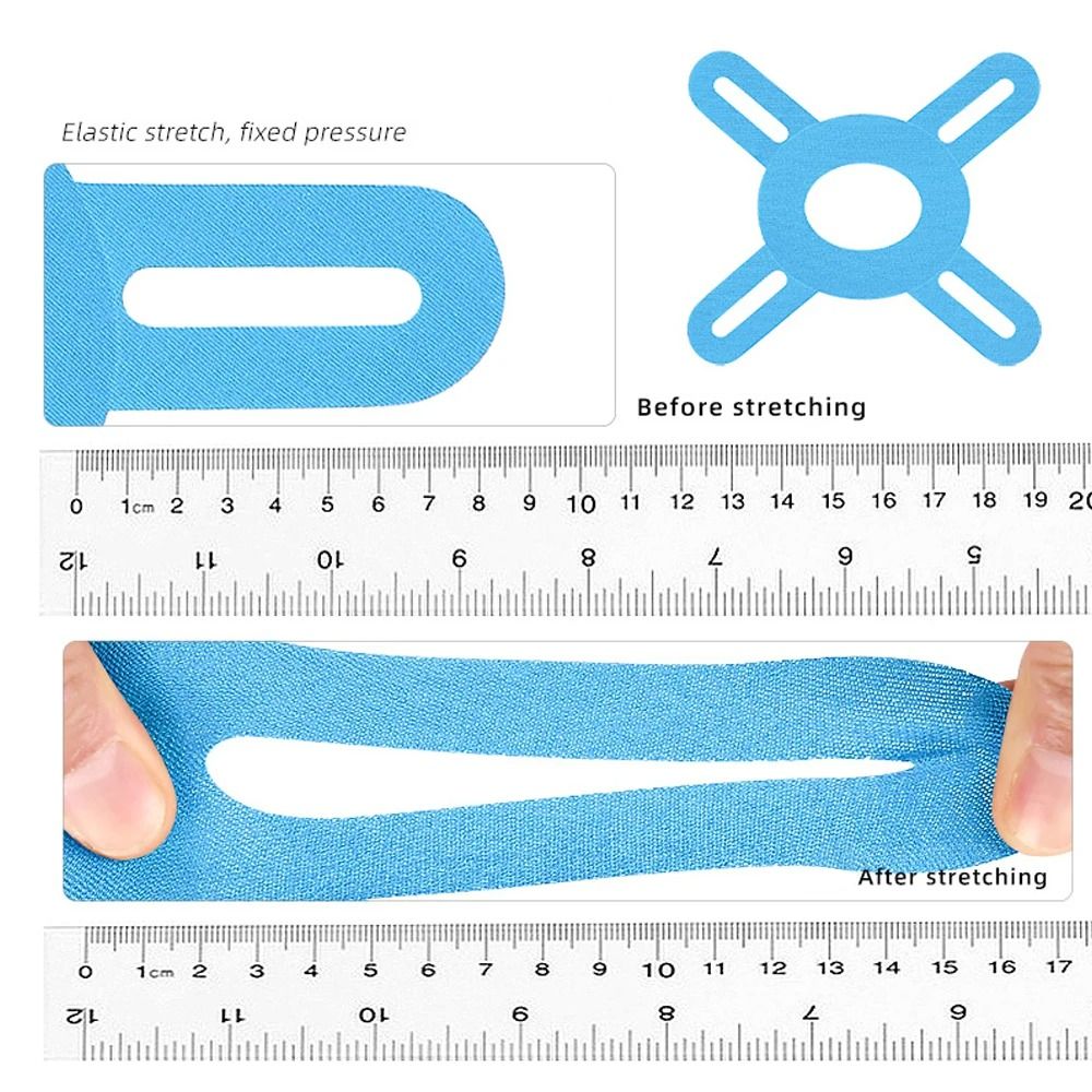 Precut Kinesiology Tape For Knee Pain Relief And Support Waterproof Latex Free 1