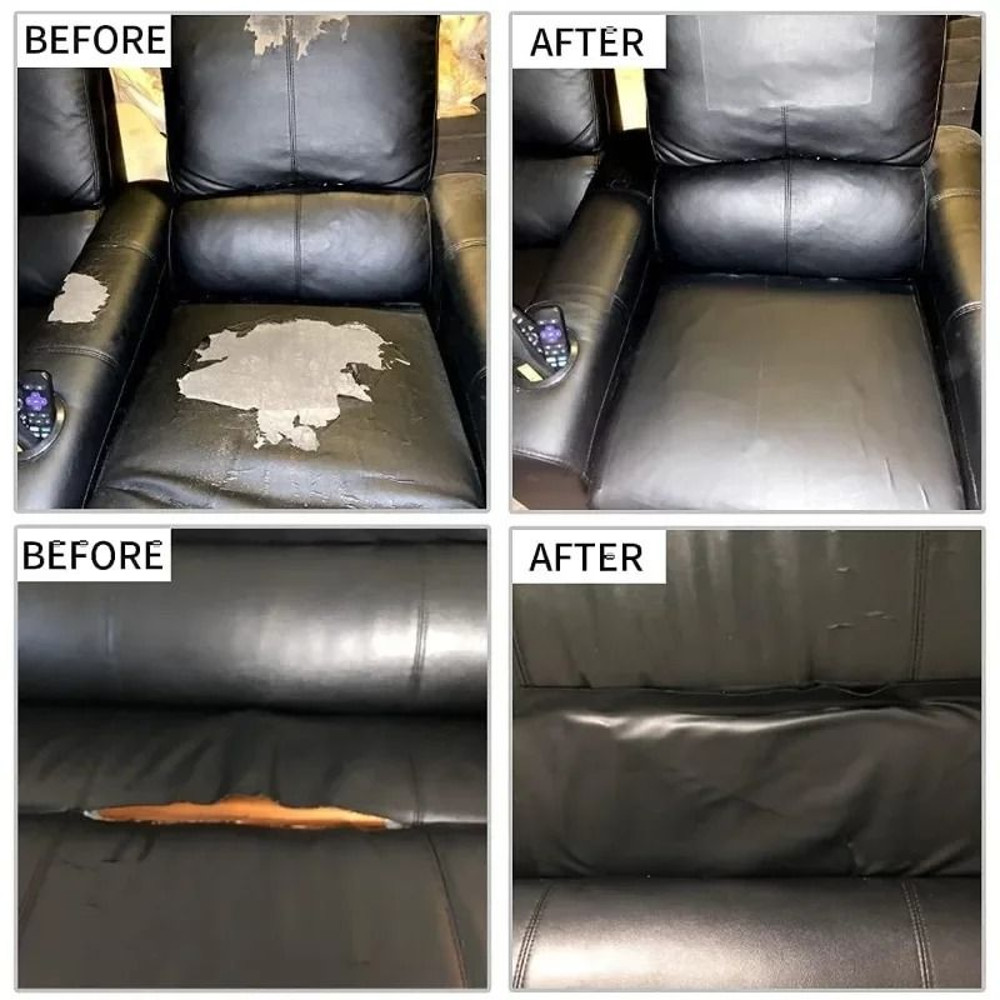 Self Adhesive Leather Repair Patch Kit For Furniture And Car Seats 4
