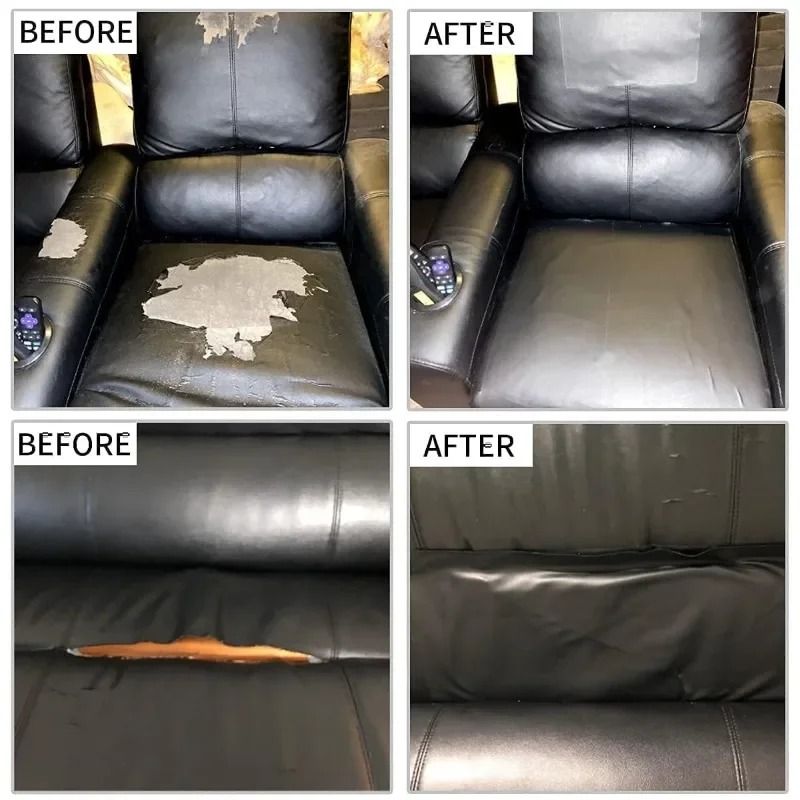 Self Adhesive Leather Repair Patch Kit For Furniture And Car Seats 4