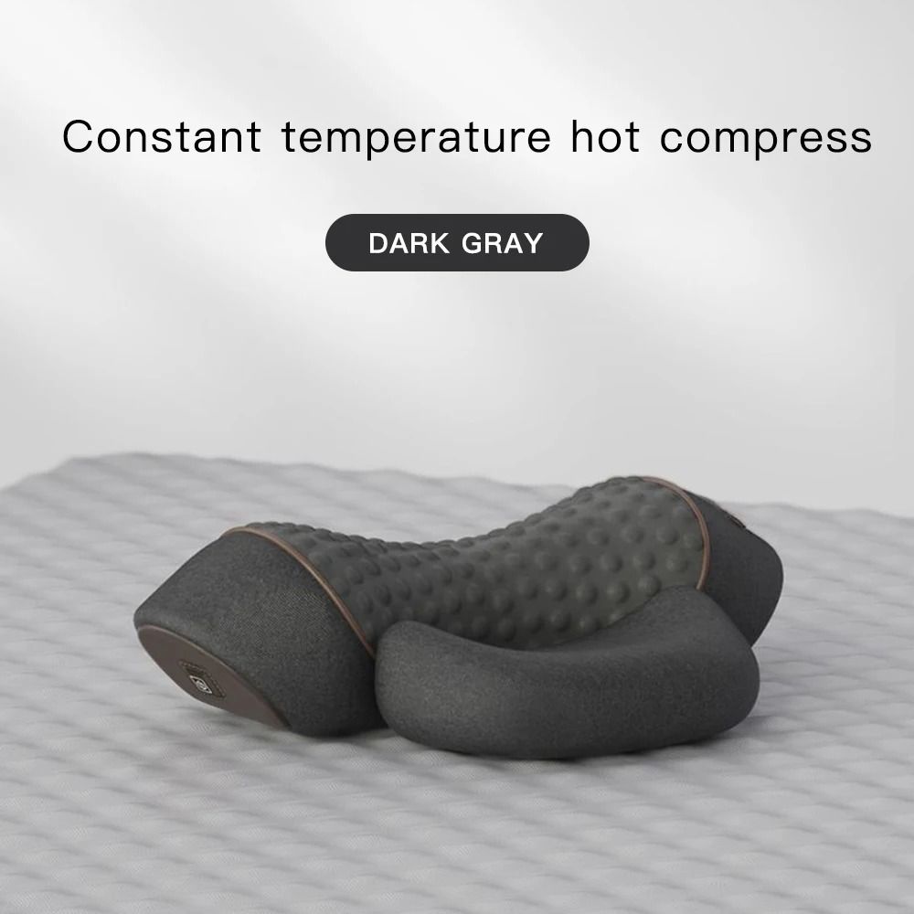 3in1 Neck Massager Pillow Cervical Orthopedic Hot Compress Vibration Traction 7