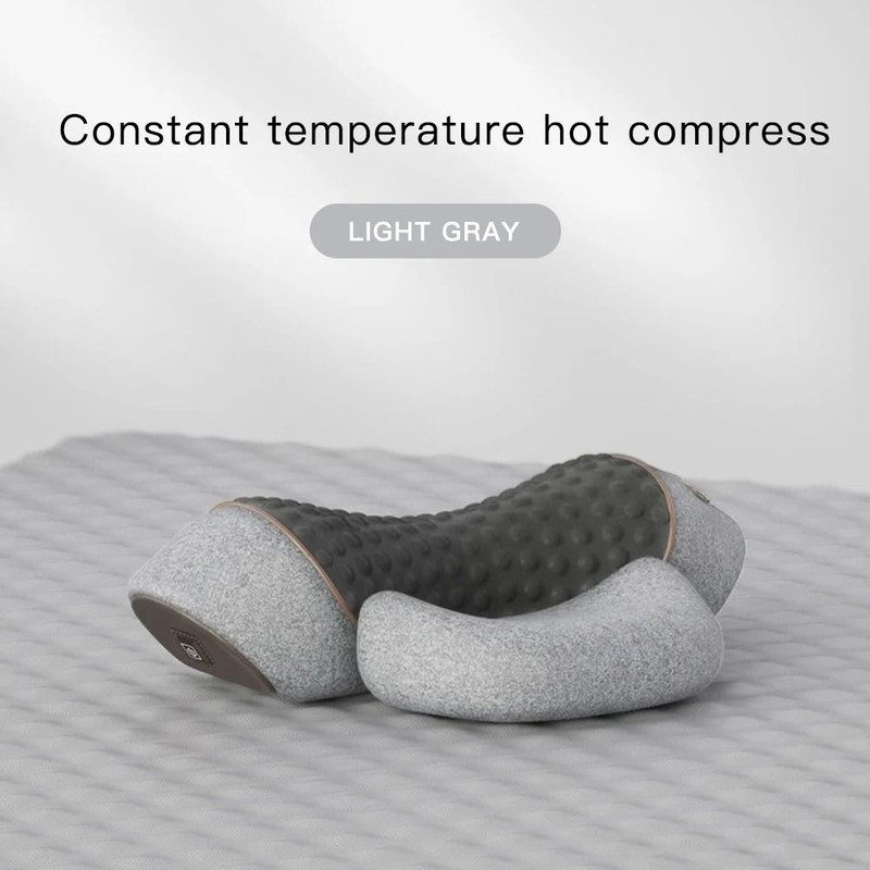 3in1 Neck Massager Pillow Cervical Orthopedic Hot Compress Vibration Traction 8