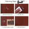 Self Adhesive Leather Repair Patch Kit For Furniture Car Seats And Bags 3