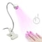 USB Clip On UV Nail Lamp 395nm Mini Nail Dryer For Gel Manicure 8
