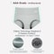 Women Cotton High Waisted Underwear 5 Pack Tummy Control Butt Lift Graphene Antibacterial Breathabl 4
