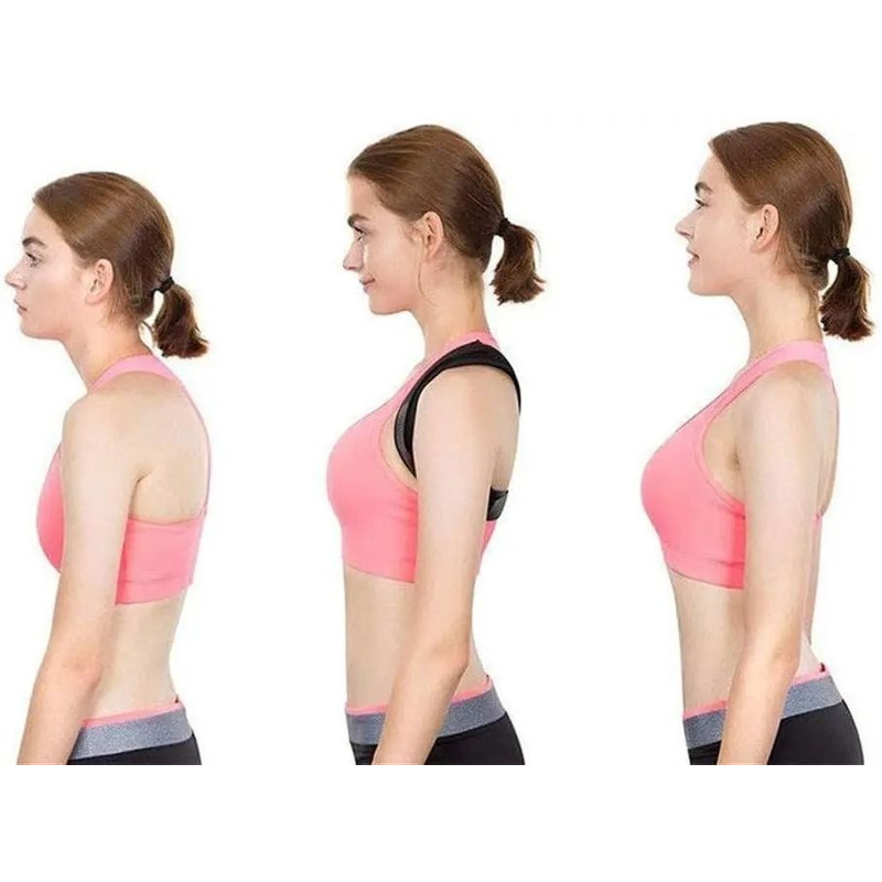 Adjustable Back Shoulder Posture Corrector Belt Clavicle Spine Support 4