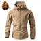 Mens Waterproof Softshell Fleece Jacket Outdoor Thermal Hiking And Camping Coat 9