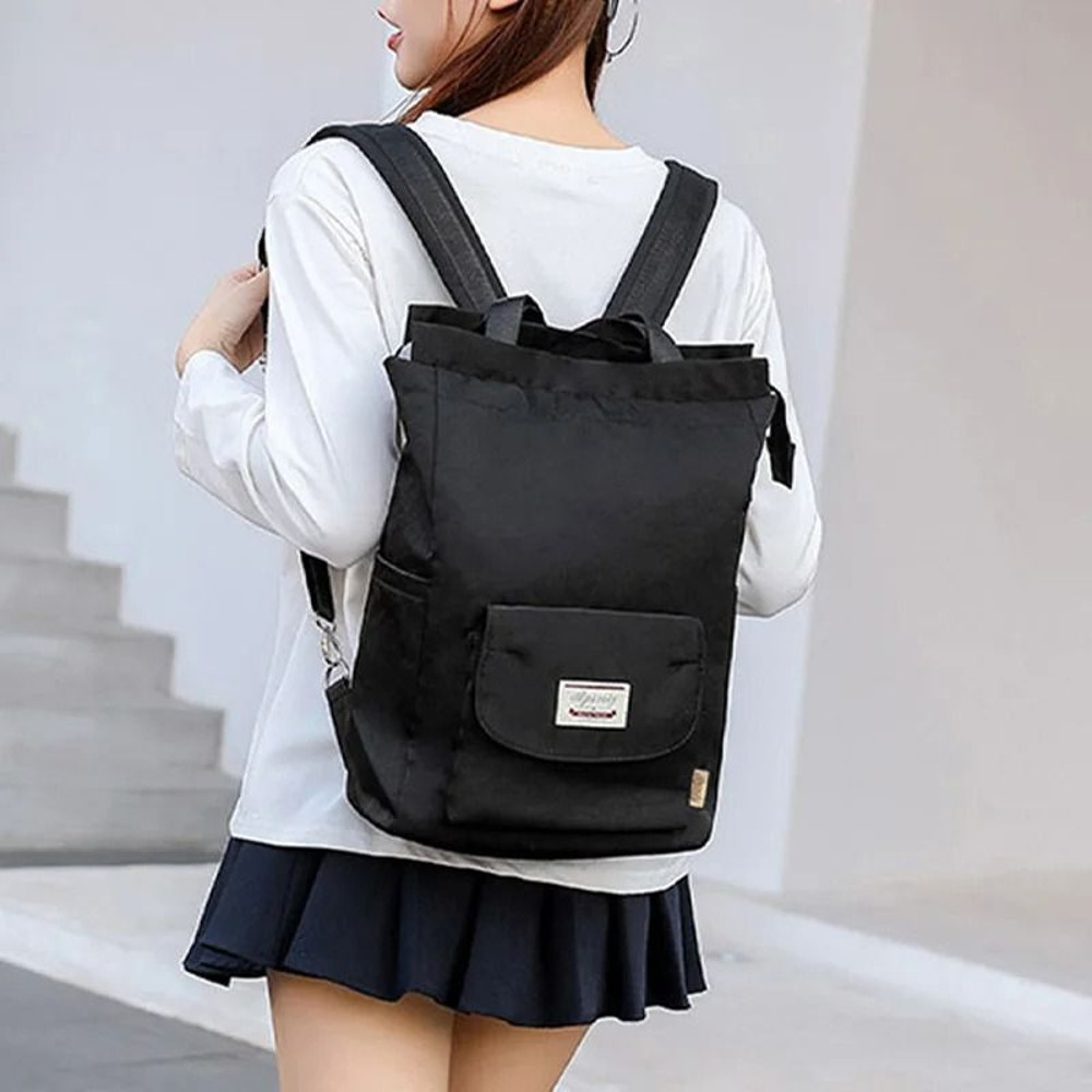 Women Waterproof Stylish Laptop Backpack Oxford Canvas USB College Bag 5