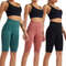 Women High Waist Biker Shorts Workout Yoga Leggings Tummy Control 0